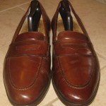 Mens Cole Haan Brn All Leather Classic Italian Penny Loafers sz 10.5 D