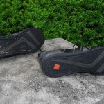 HUGO BOSS MEN BLACK LEATHER CASUAL SNEAKER STYLE SHOE (SIZE 43)