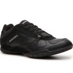 Diesel Chilly Hurry up black leather lace up shoes sneakers US 10.5 EU 44 in box
