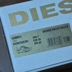 MEN DIESEL KORBIN II BLACK GRAY CLASSIC CASUAL US 7 NIB NO RESERVE
