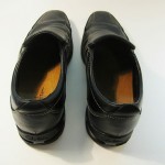 COLE HAAN  Mens 8   BLACK Leather Slip On LOAFER Shoes