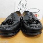 Cole Haan City Mens Black Leather Tassel Loafers Shoes 8.5 E
