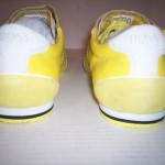 Hugo Boss Green Men’s Victoire LA Leather Nubuck Fashion Sneakers Yellow US 9