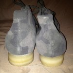 Clarks wallabee green camoflage suede size 9m MENS