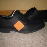 TIMBERLAND CITY ADVENTURE STORMBUCK PLAIN TOE OXFORDS SZ 9 BLACK LEATHER 77588