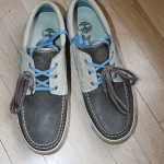 Mens Timberland Leather and Suede Boat Shoes Size 9 M. Brown tones!