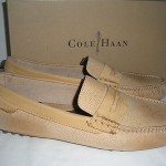 COLE HAAN MEN’S AIR GRANT PENNY LOAFER BEIGE GRAIN SZ 10 M NWB