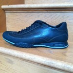 Cole Haan Black Leather Sneakers Nike Air – mens size 9 NICE!