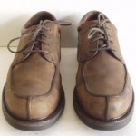 Mens COLE HAAN COUNTRY Brown Leather Split Toe Casual Dress Oxfords size 11.5 M