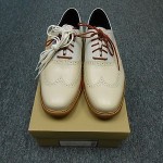 New Cole Haan Great Jones WingTip Ivory/Brick Size 12M
