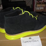 Brand New Cole Haan Lunargrand Black Suede/Volt Size 10.5