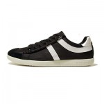 $225 Hugo Boss ORANGE Label Sneakers Black Mens Shoes 11 44 Trainers 10.5 White