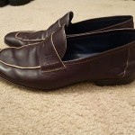 Beautiful Hugo Boss Brown Loafers for Men — size 8