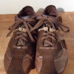 DIESEL Men’s Brown Leather Casual Athletic Shoes 13M