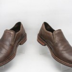 Mens shoes COLE HAAN Stratton brown leather NIKE AIR slip on loafers sz 10.5 M