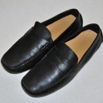 Mens COLE HAAN Howland Leather Penny Loafers Shoes – Size 7.5 – Black – C04535