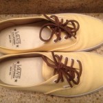 Banana Yellow Vans California Authentic- SIZE 9