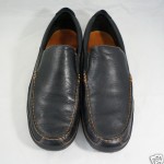Cole Haan ~ Men’s TUCKER VENETIAN Black Leather Slip-On C03557 Shoes – Size 12M