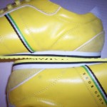 Hugo Boss Green Men’s Victoire LA Leather Nubuck Fashion Sneakers Yellow US 9