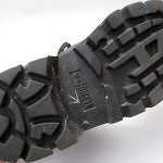 Mens Black Leather DIESEL Goth Platform Boots Sz 6.5 EU 39