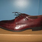 New NIB Mens Cole Haan Air Adams Apron Burgundy Leather Oxfords, Size 9.5