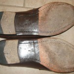 Mens Cole Haan Brn All Leather Classic Italian Penny Loafers sz 10.5 D
