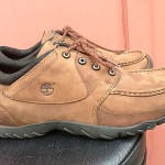 TIMBERLAND SMART COMFORT MEN LEATHER CASUAL BROWN SHOES SIZE 12M STYLE 88051