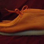 Clarks Originals Supreme orange nubuck wallabee 10.5m