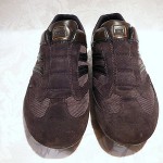HUGO BOSS MEN’S BROWN LEATHER/SUEDE/CANVAS SNEAKERS SHOES SIZE EUR 43 ~ US 10