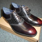 New Cole Haan Air Colton Saddle Burgundy/Black Size 10-1/2M