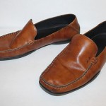 Hugo Boss Mens Brown Leather Loafers 9