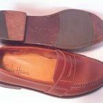 Men’s Cole Haan 9.5M Casual Penny Loafers Medium Brown Leather  ~Excellent~