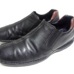 COLE HAAN MENS LOAFERS BLACK LEATHER SHOES SIZE 11.5 M