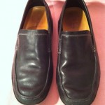 COLE HAAN Black Loafers Nike Air Leather G Series 9.5 M Driving Shoes