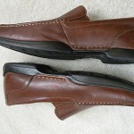 COLE HAAN ~ MEN’S NIKE AIR BROWN LEATHER LOAFERS SLIP ONS SHOES 12M ~  NICE!