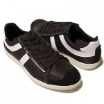 $225 Hugo Boss ORANGE Label Sneakers Black Mens Shoes 11 44 Trainers 10.5 White