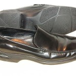 Men’s Cole Haan Country Black Leather Comfort Loafers with Nike Air Size 13 M