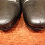 MEN’S DIESEL GUENO ANTHRACITE (GRAY) METALLIC LEATHER ANKLE BOOT, SZ 10.5 (EU44)
