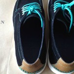 Cole Haan Men’s Bergen Moc Oxford Black Suede US Size 9