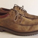 Mens COLE HAAN COUNTRY Brown Leather Split Toe Casual Dress Oxfords size 11.5 M
