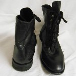 New Diesel Mens Miliboot Black Leather Ankle Zipper Lace Up Boots US 11 EU 44.5