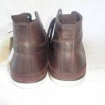 new HUGO BOSS ORANGE Santil DARK BROWN leather sneakers NIB