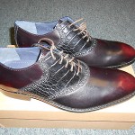 New Cole Haan Air Colton Saddle Burgundy/Black Size 10-1/2M