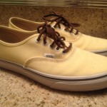 Banana Yellow Vans California Authentic- SIZE 9