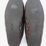 Cole Haan Soft Black Leather red trim Slippers / Shoes  9 M