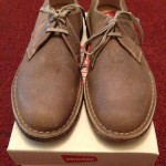 Clarks Originals Desert Kahn Taupe Distressed 9m