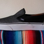 VANS Classic Slip-On Men’s Skate Shoes (Chambray) Black Size 9 NIB! NICE!