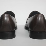 NIB HUGO BOSS Leather Slip Ons, SIZE 10 1/2 US, Brown