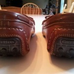 mens cole haan shoes driving moccasin drown leather size 11.5