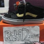 BRAND NEW VANS TNT II BLACK/GOLD SIZE 7.5